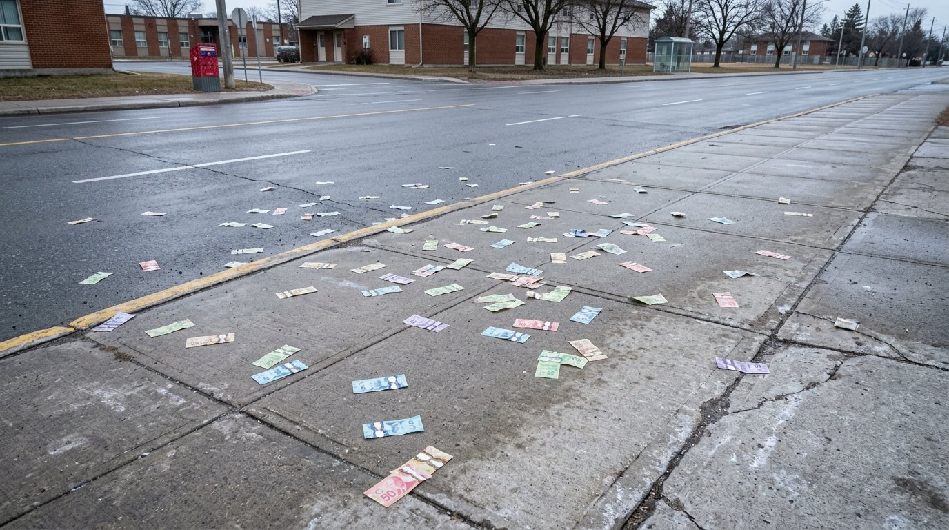 Family Honours Toronto Businessman With Cash Dropped From Helicopter at Funeral